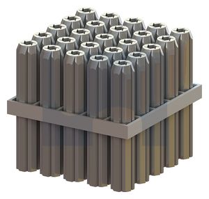 GREY x 50mm WALL PLUGS