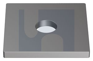 100 X 100.X.M16 x 10mm SQ FLAT WASHERS GAL