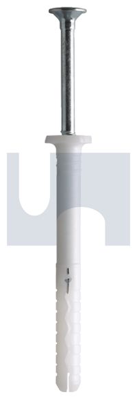 6mm X 50mm MNA-Z NYLON HAMMER SCREWS ZINC