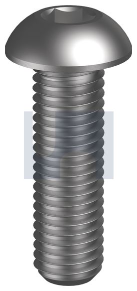 M3 x 16mm BUTTON SKT SCREWS ZINC