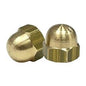 7/16 BSW DOME NUTS BRASS