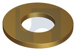 M8 FLAT WASHERS BRASS