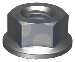 M10 HEX FLANGE NUTS GAL