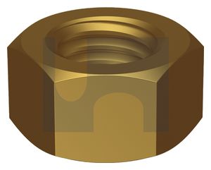 M6 HEX NUTS BRASS