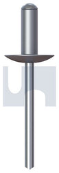 73 ASL 4-4 LGE FLANGE RIVETS