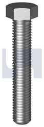 M8 x 130mm HEX SETSCREWS 304 S/S