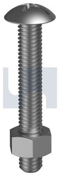 M6 x 35mm COMB. ROOFING BOLTS ZINC