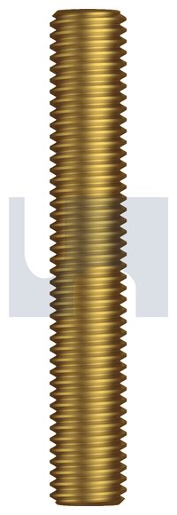 7/8"BSW X 3FT ALLTHREAD ROD BRASS