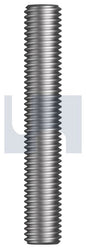 9/16"BSW X 3FT ALLTHREAD ROD ZINC