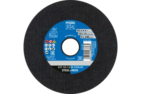 125 X 22 X 1.0 INOX CUT OFF WHEEL