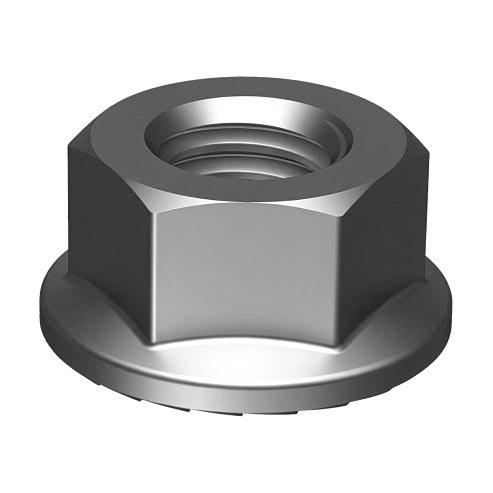 M8 HEX FLANGE NUTS GAL