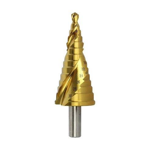 6mm - 30mm SPIRAL FLUTE STEP DRILL