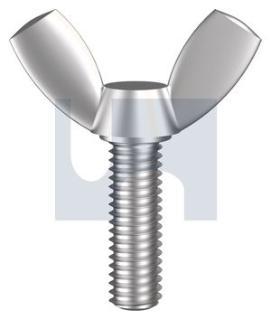 M8 x 20mm WING SCREWS ZINC